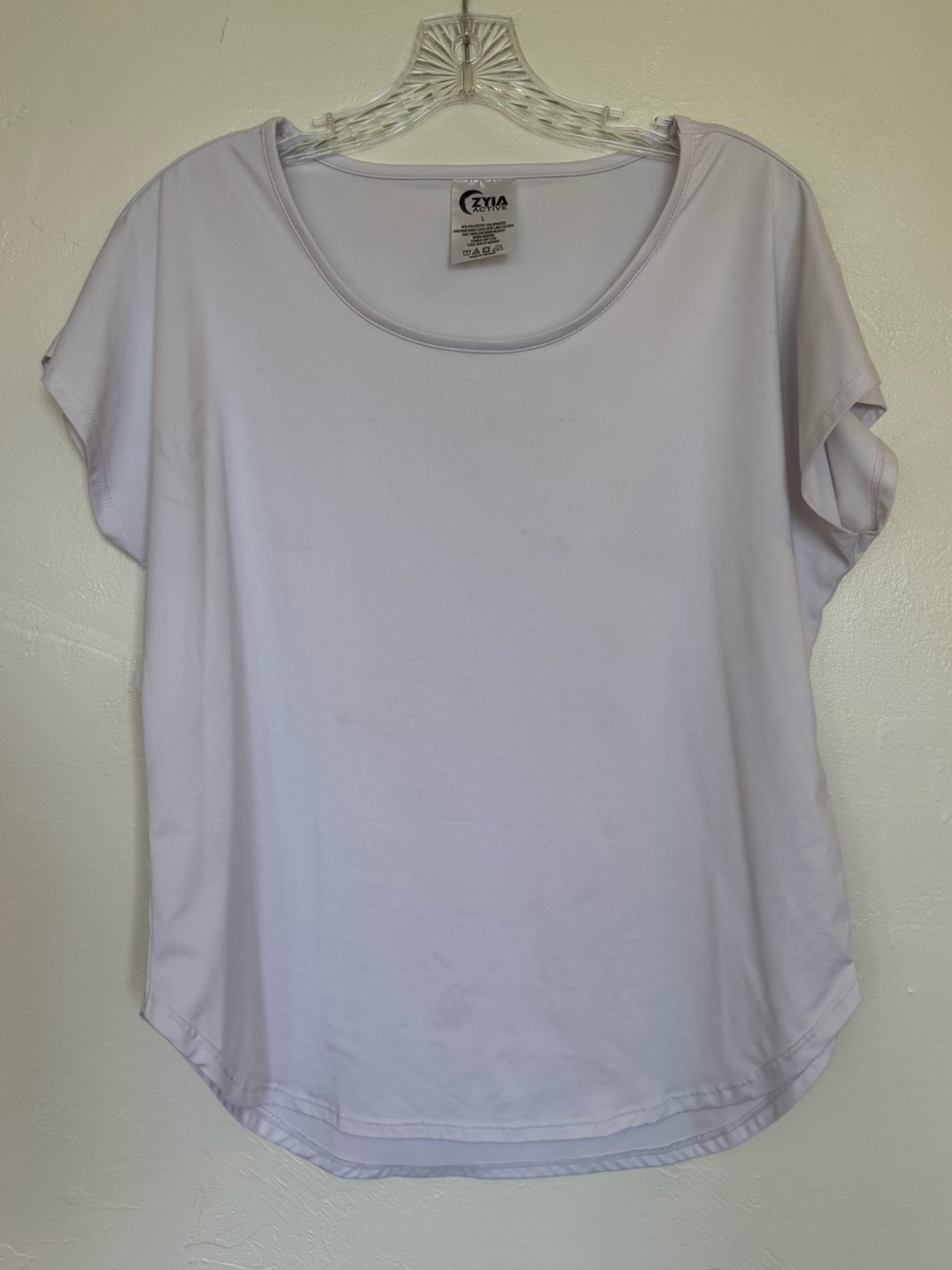 ZYIA Active Scoop-Neck Short Sleeve Top